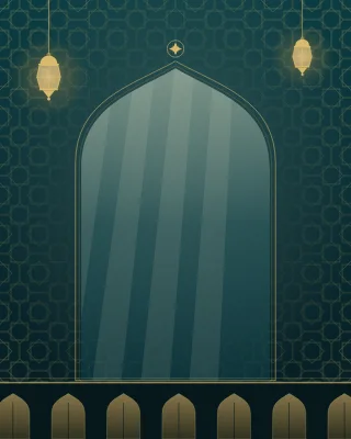 Blessed Friday Urdu design template preview