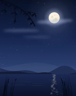 Moonlit Shayari Urdu design template preview